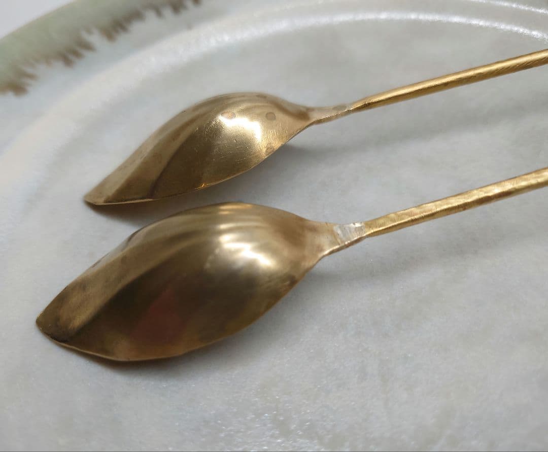 日渓美佐江【Misae Nikkei】真鍮スプーン２個セット