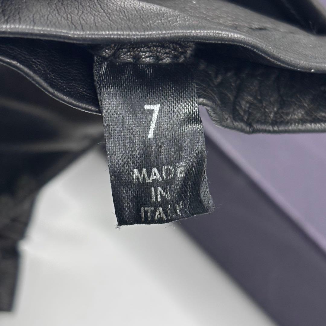 PRADA☆レザーグローブ ブラック サイズ7