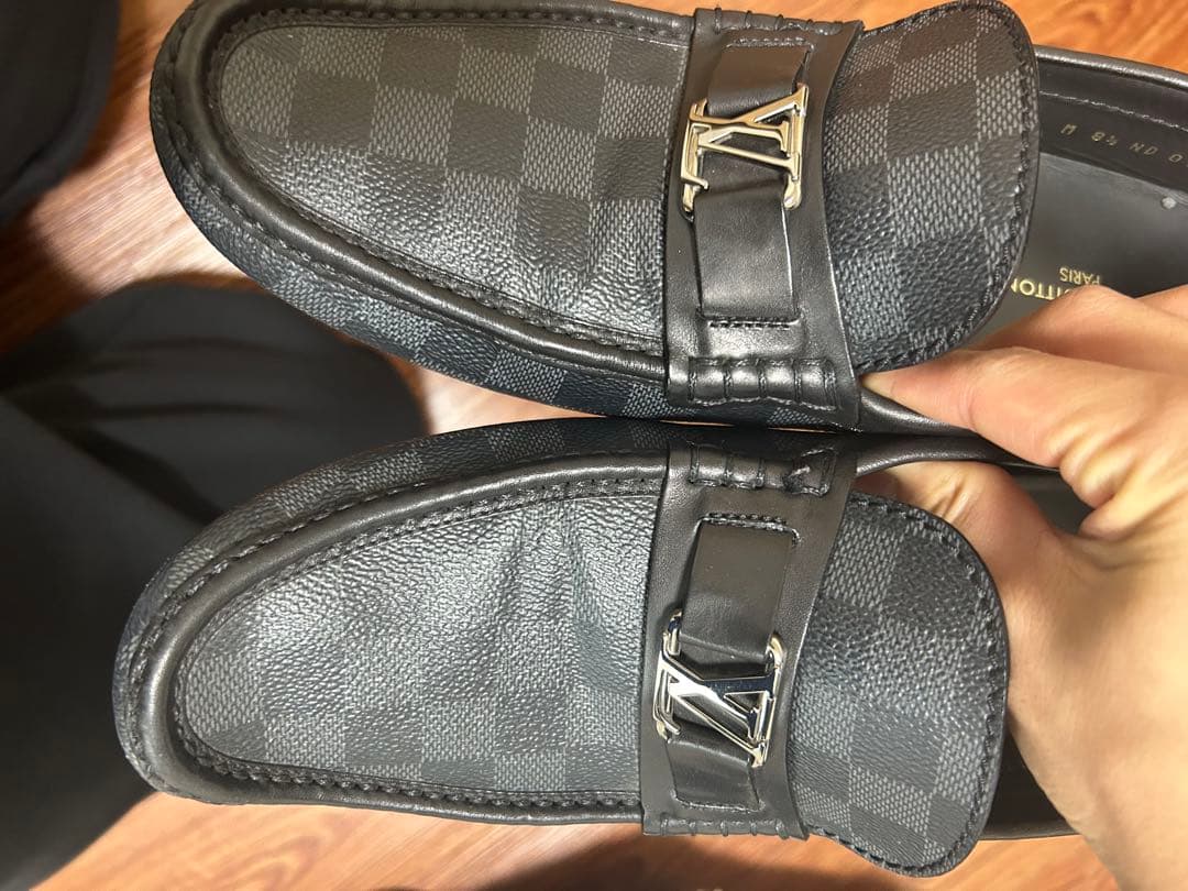 ルイヴィトン ダミエ ドライビングシューズ