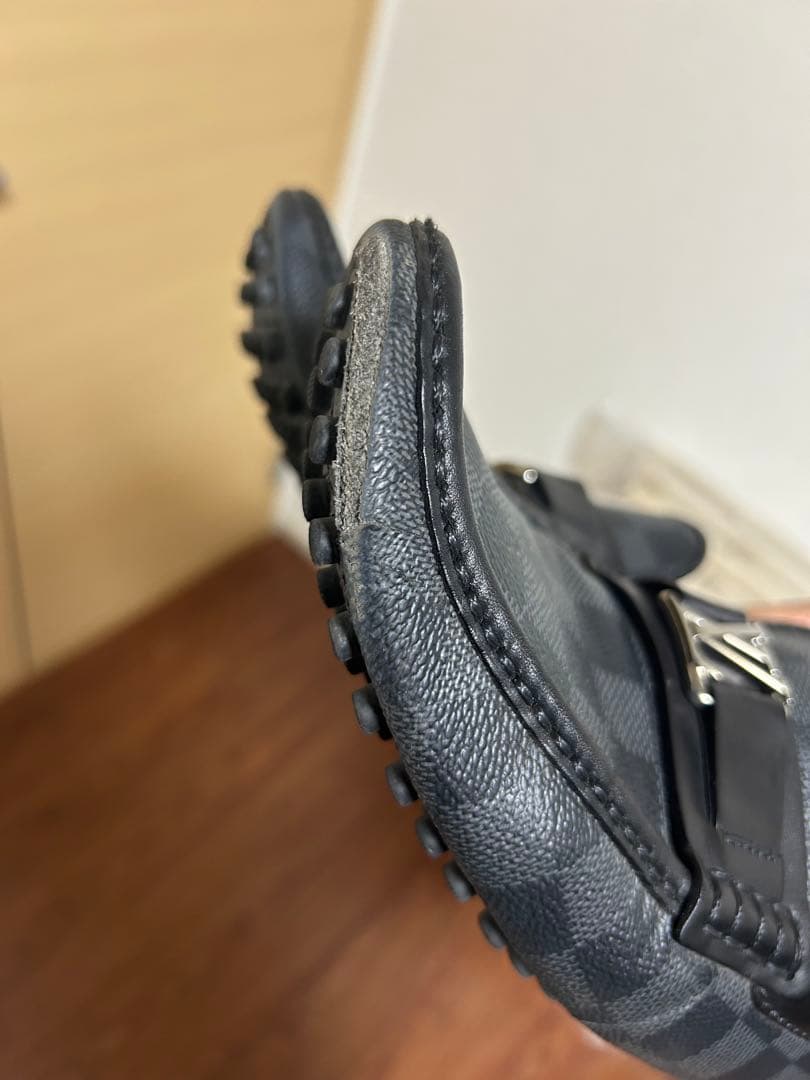 ルイヴィトン ダミエ ドライビングシューズ