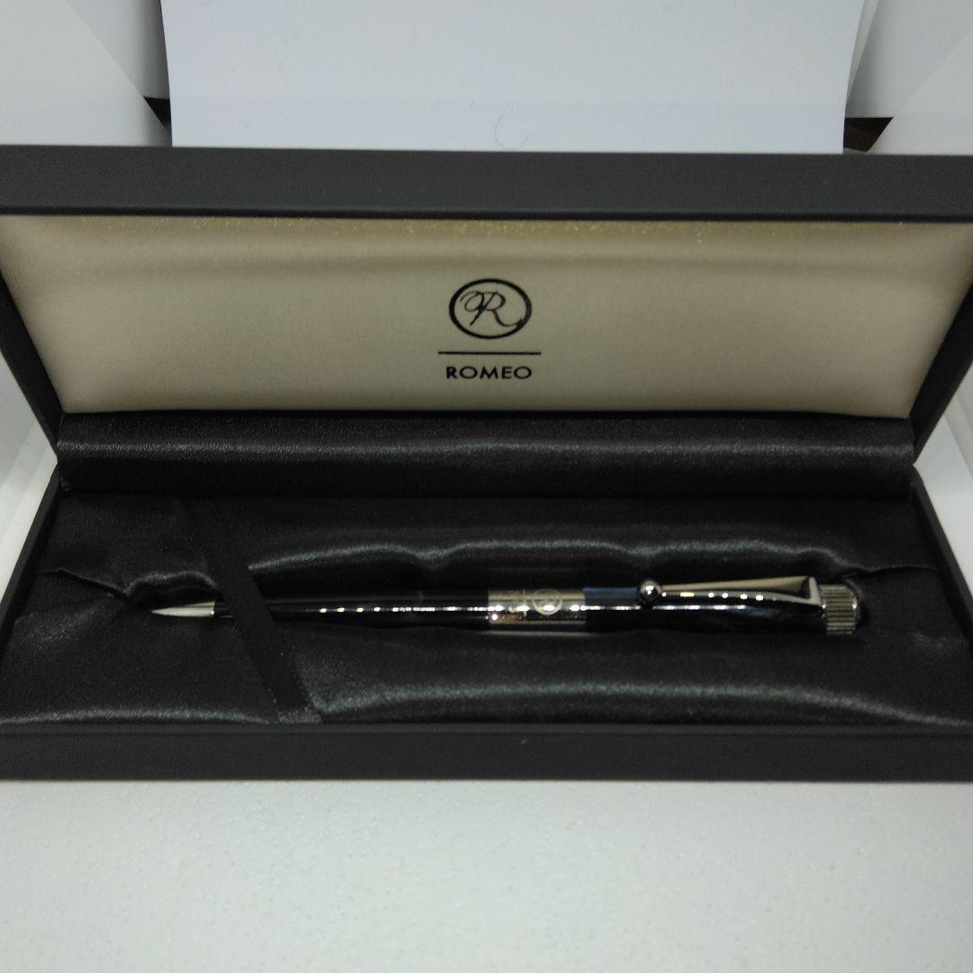ROMEO No.3 イタリアンブルー　細軸 ボールペン 専用ケース付き