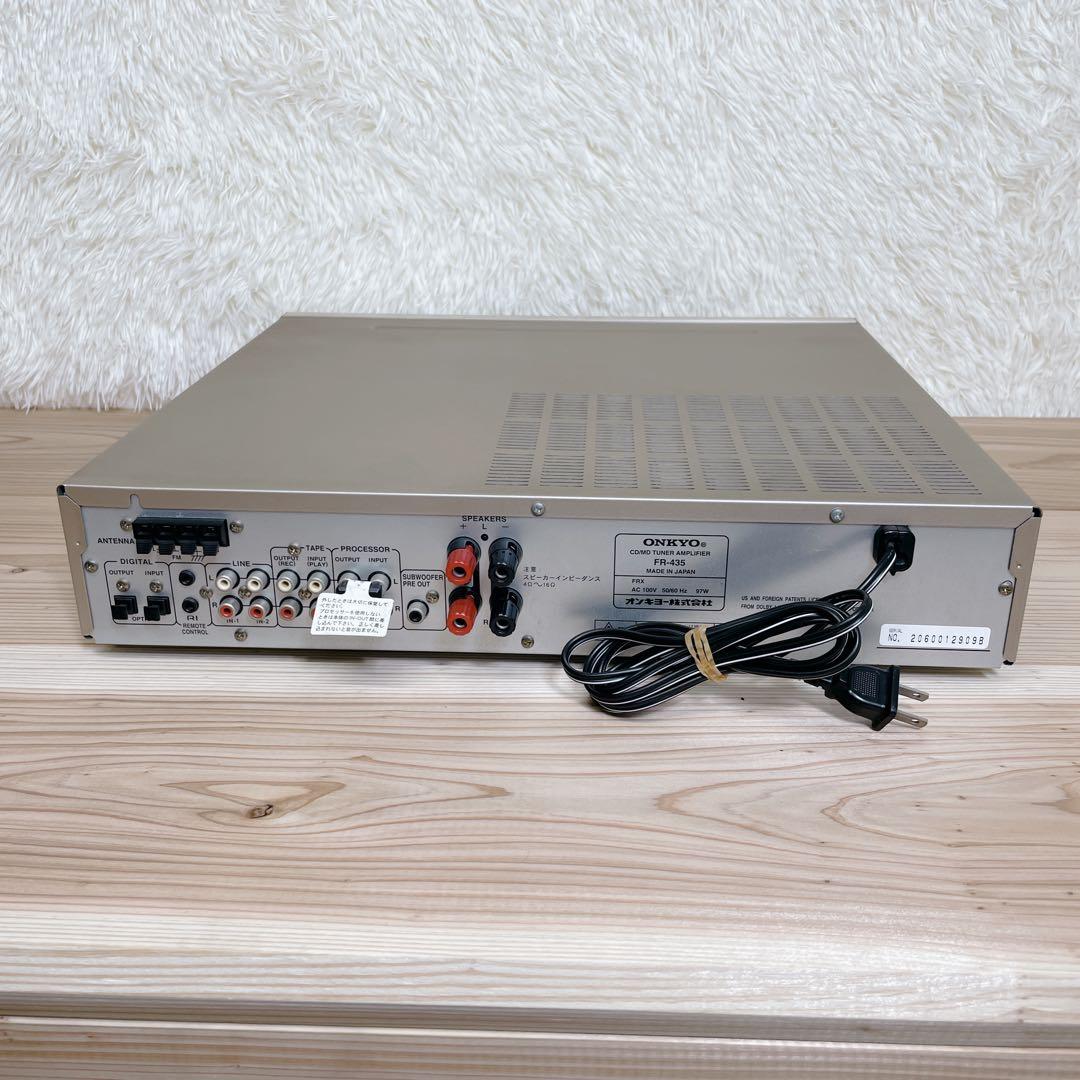 ONKYO FR-435 CD/MDプレイヤー 音出し確認済み