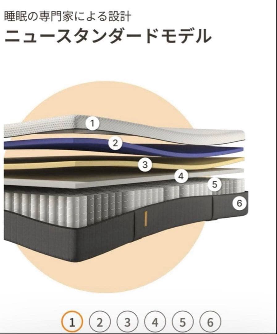 【全国送料無料】✨EmmaハイブリッV2✨シングル✨リユース品！タグカット品！