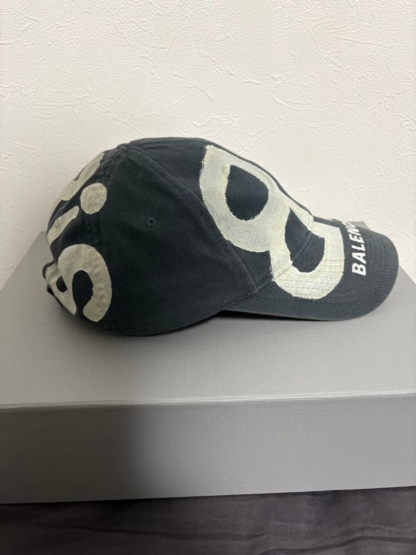 balenciaga bb sprayed cap L 付属品完備
