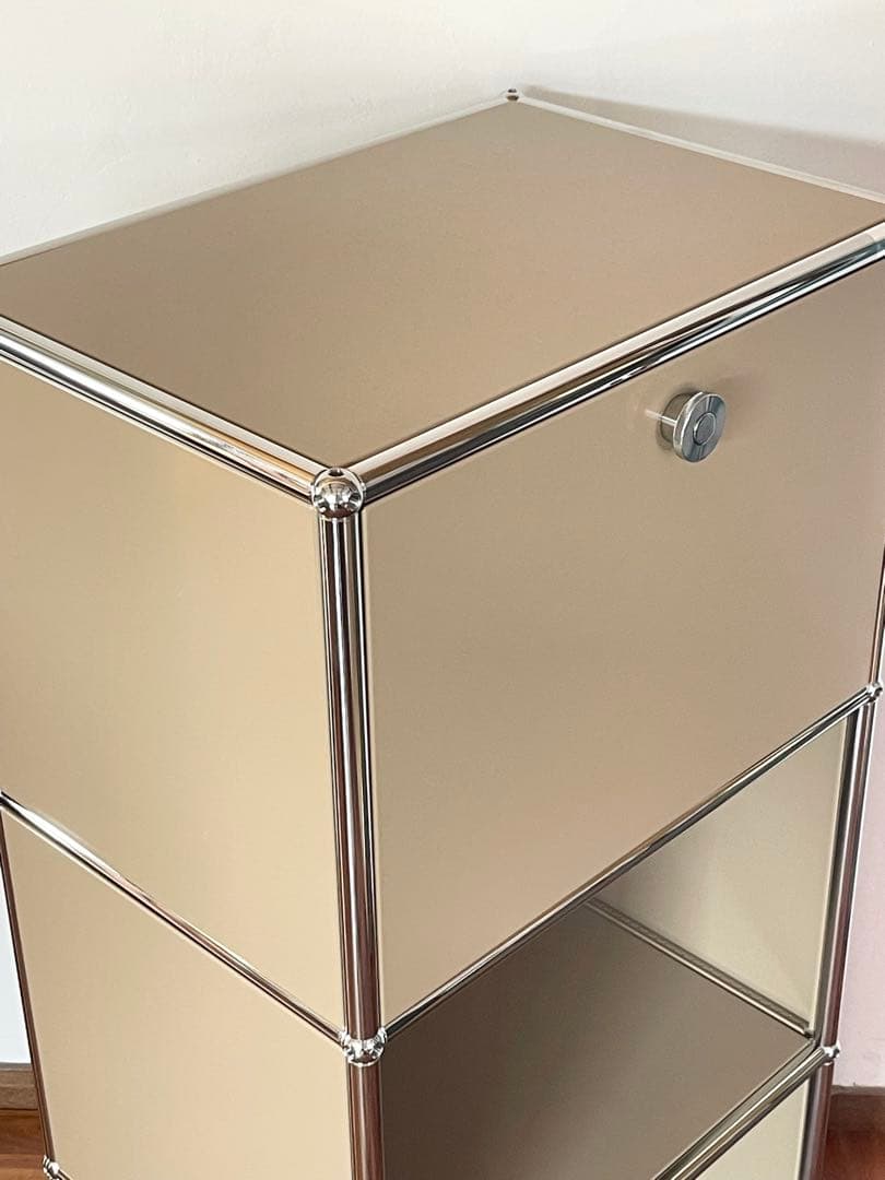 USM ハラー システム 1列 3段 ドロップダウンドア キャビネット