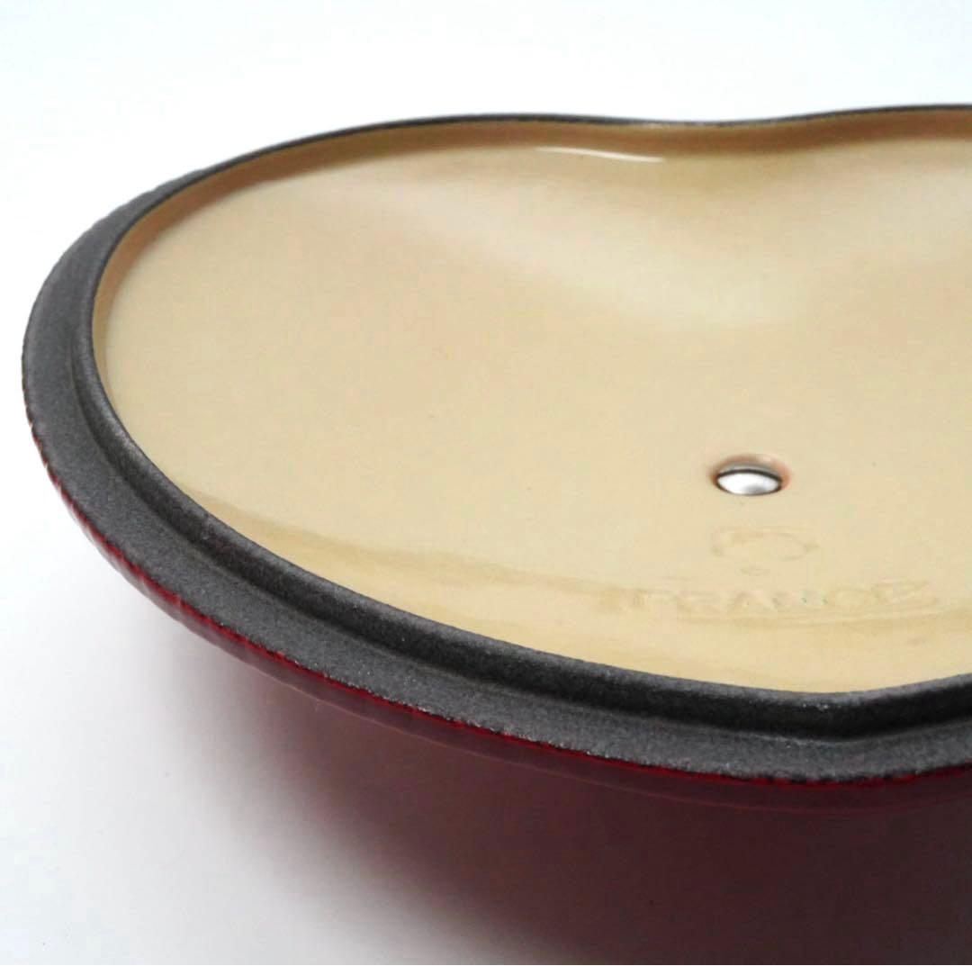 【美品】LE CREUSET　ココット ダムール チェリーレッド　18cm