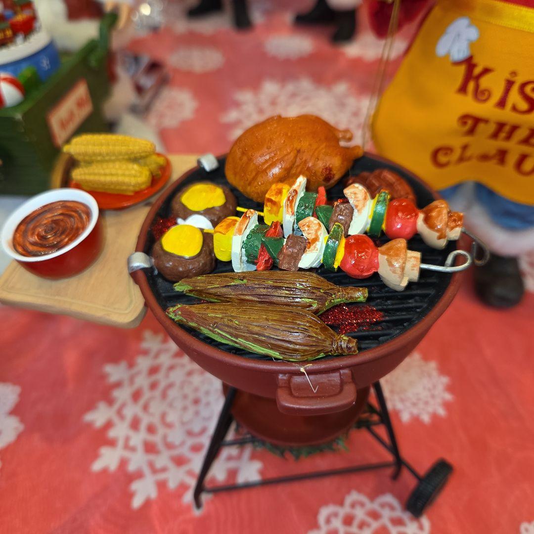 サンタクロース バーベキュー フィギュア