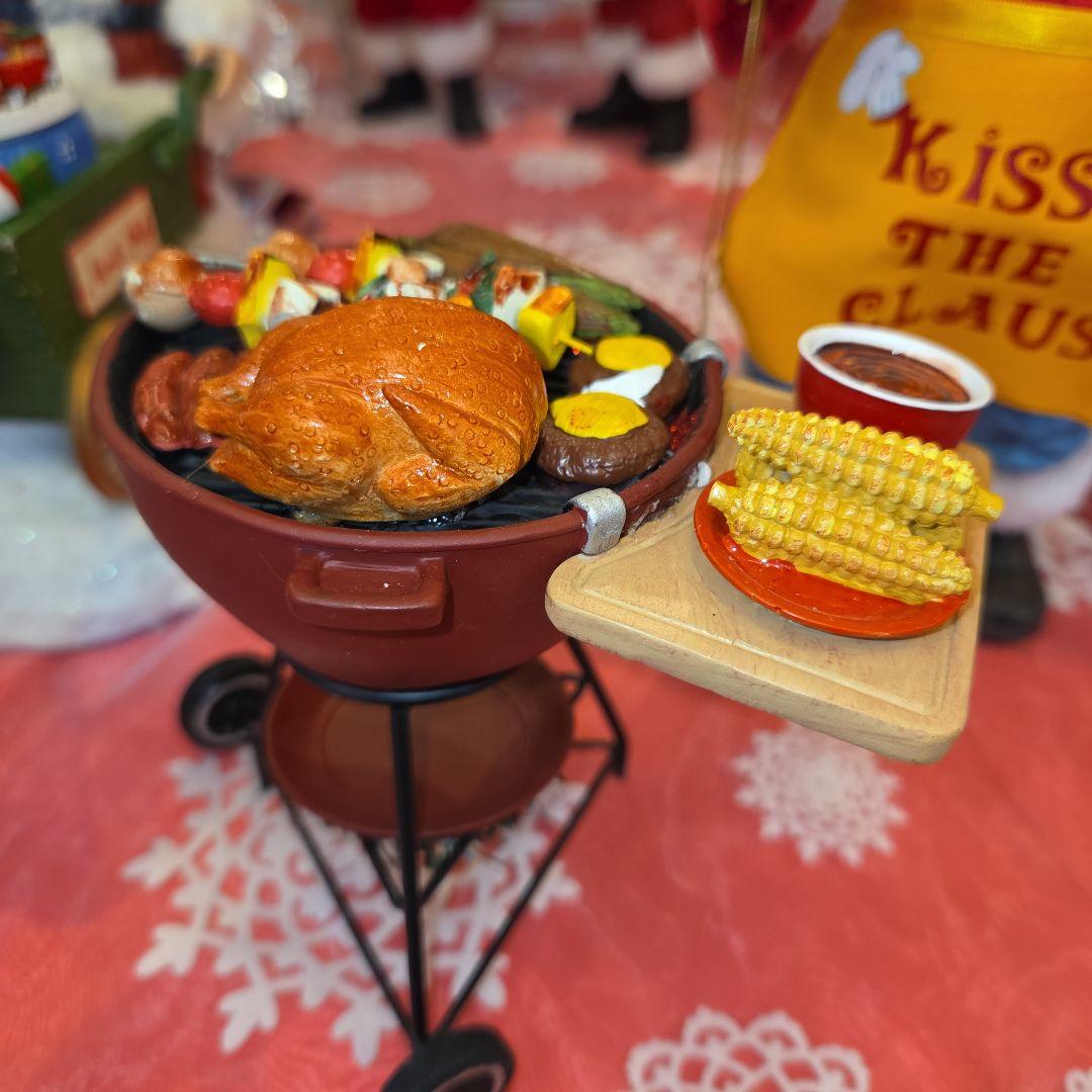 サンタクロース バーベキュー フィギュア