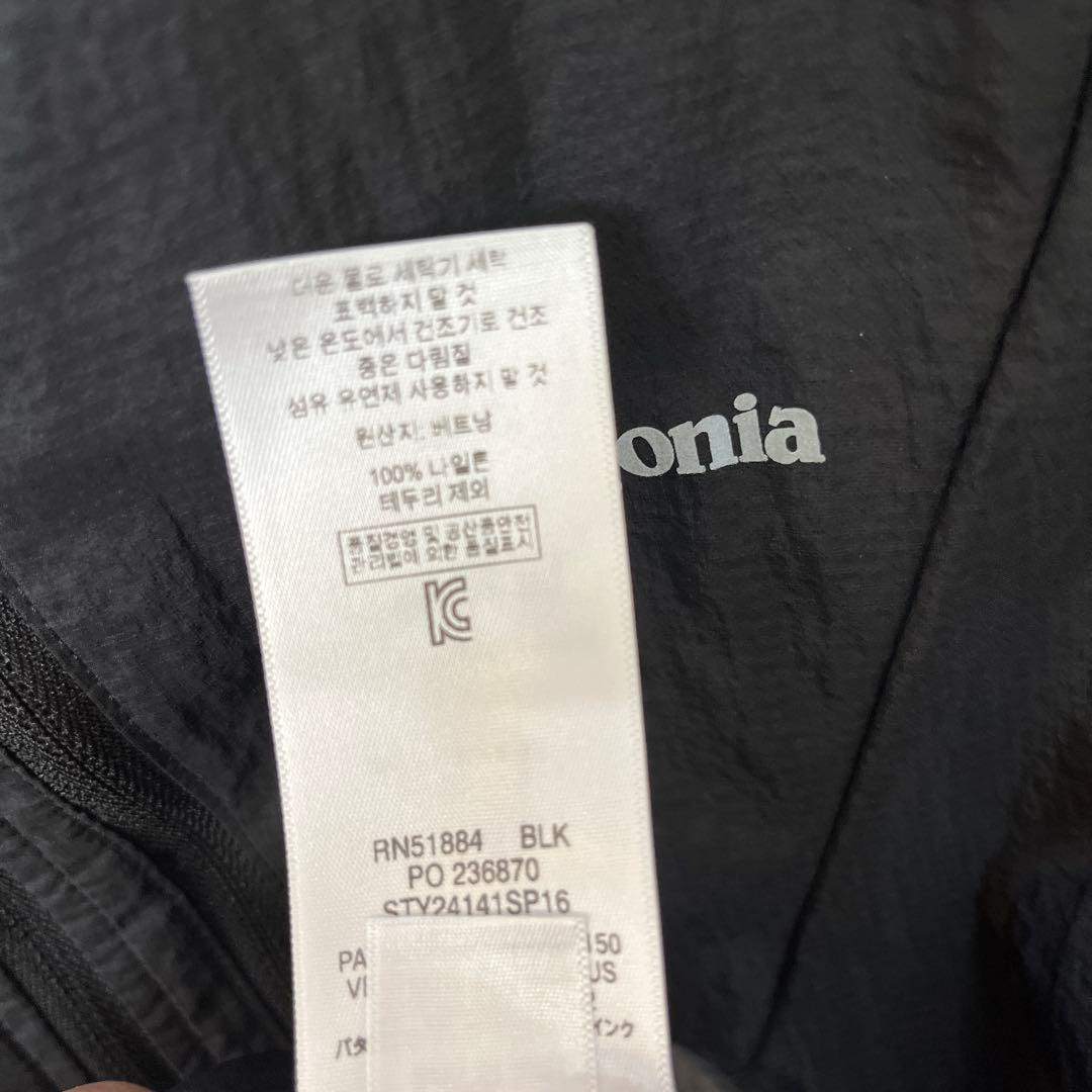 patagonia フーディニジャケット L 黒