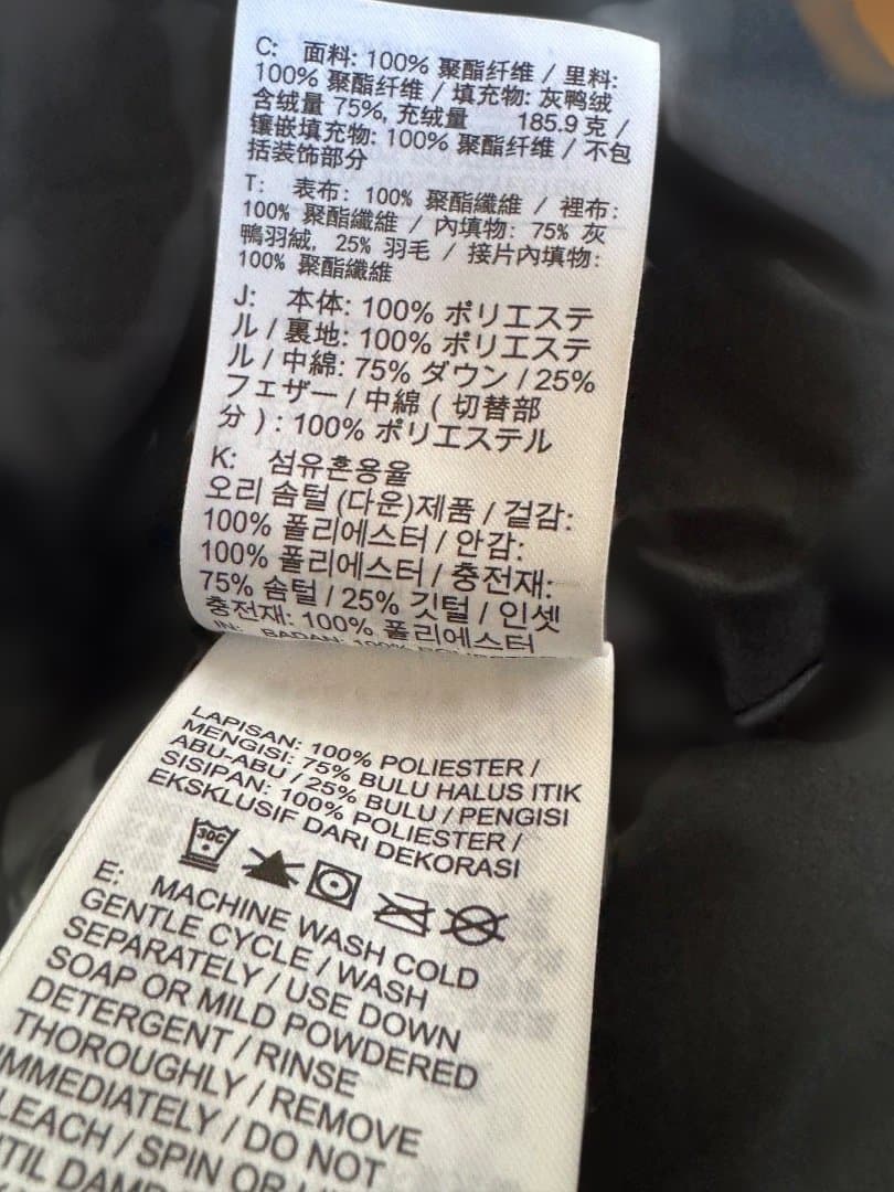 Nike ブラック ダウンジャケット Mサイズ