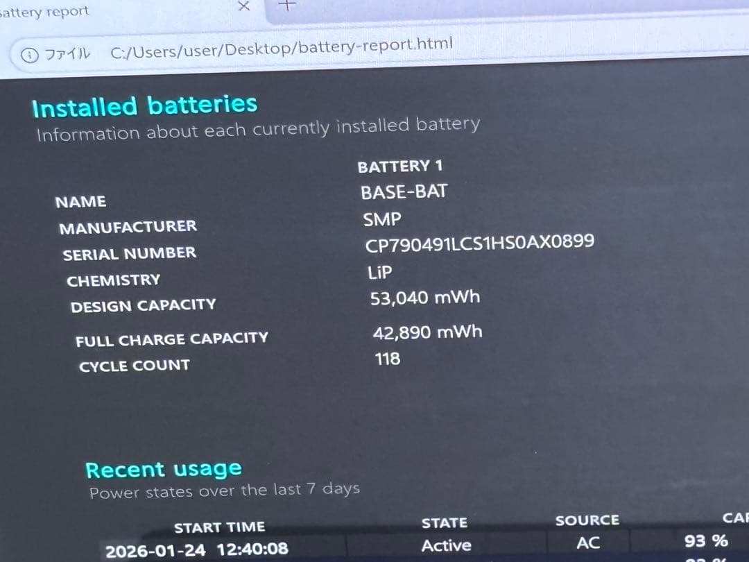 富士通 有機EL WC2/E3 i5-1135G7 SSD512GB ※訳あり