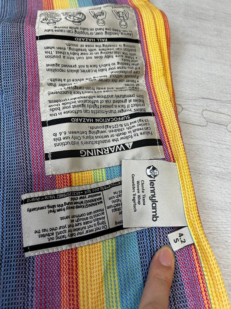 ベビーラップ　サイズ5 レニーラム