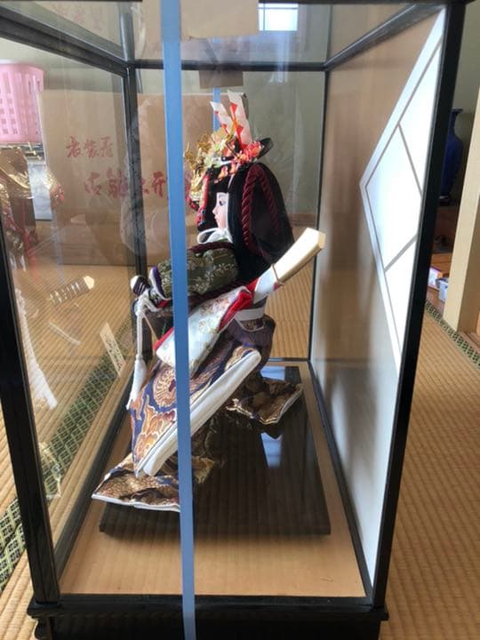 五月人形ガラスケース入り