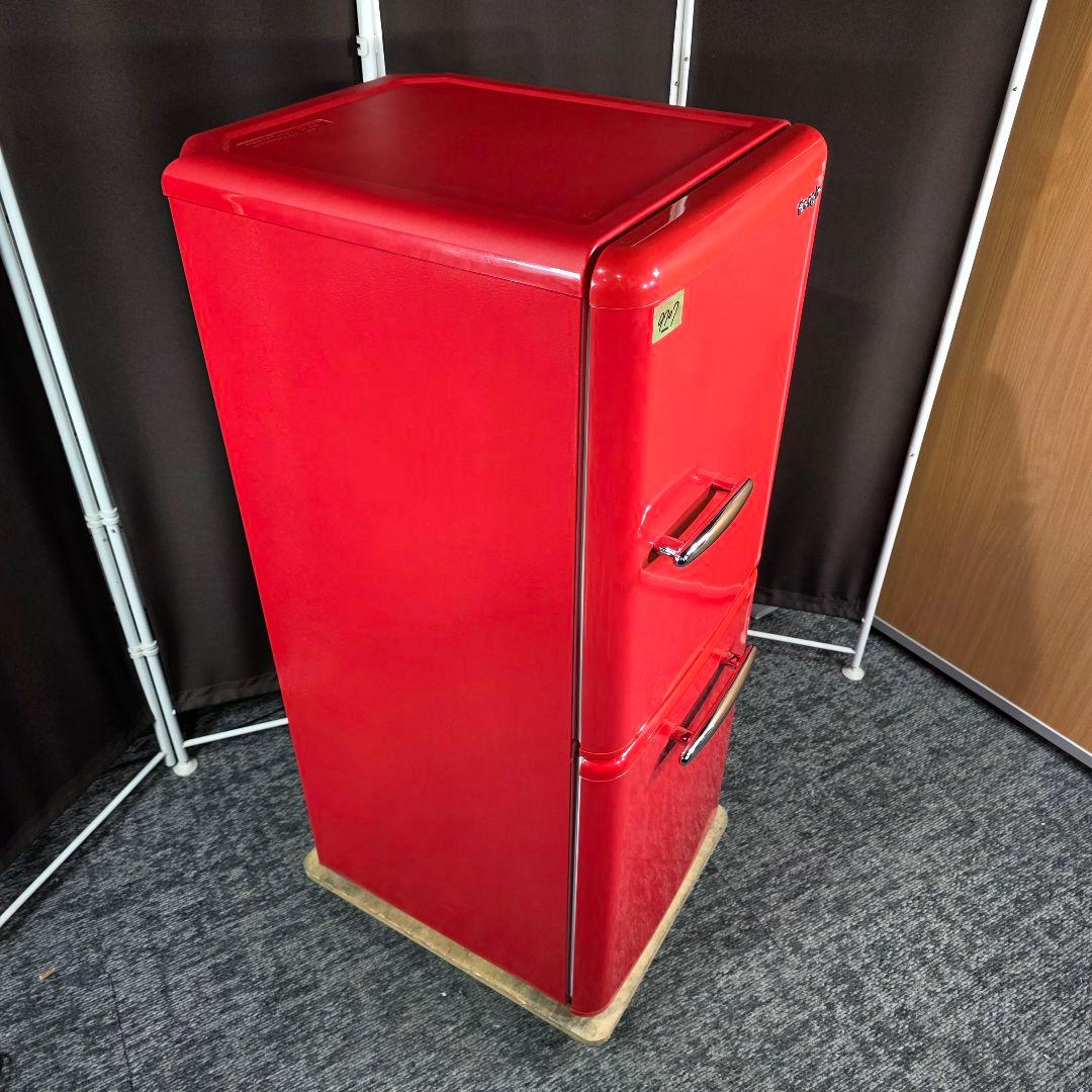 9707送料無料！レトロデザイン！eangle 2ドア 冷蔵庫