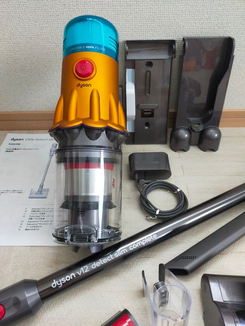 ダイソン V12 Detect Slim SV46 一式 極美品