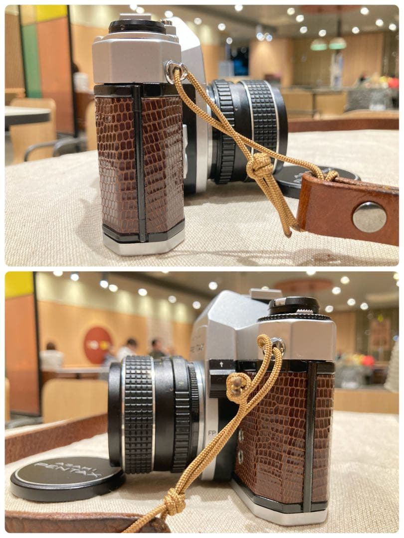 試写作例多数★pentax spf★リザード本革ブラウン★美品＊完動品＊初期保証