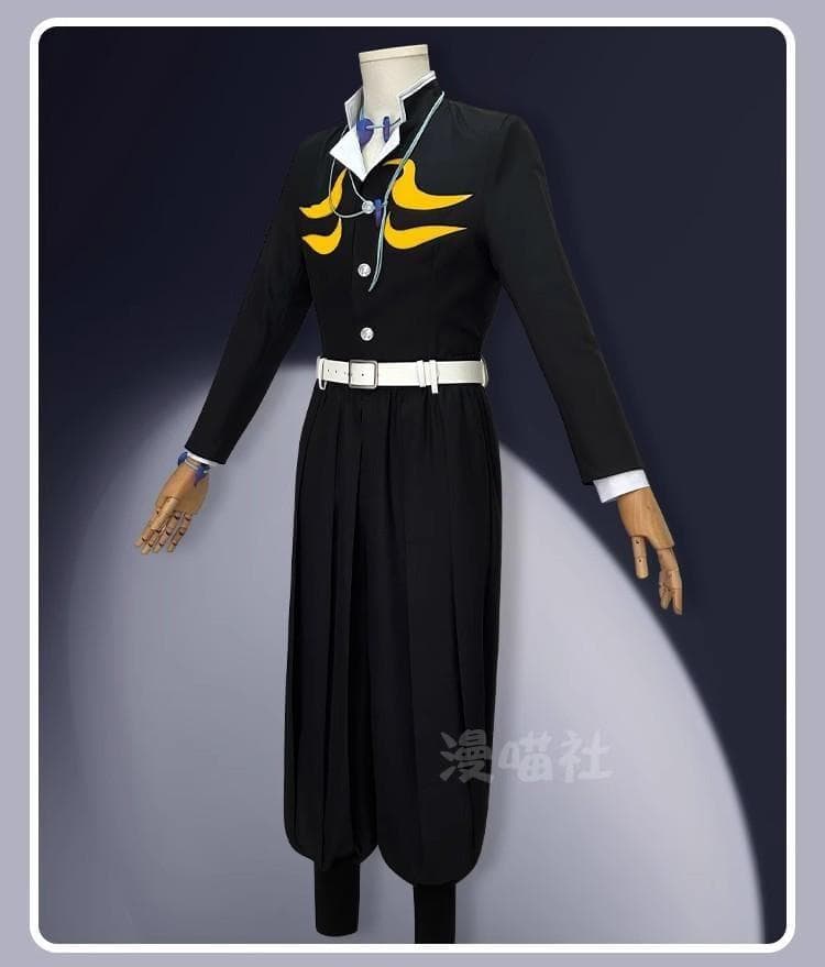 カザナ リンク 獪岳（かいがく） コスプレ衣装 L 道具刀 ウィッグ高品質