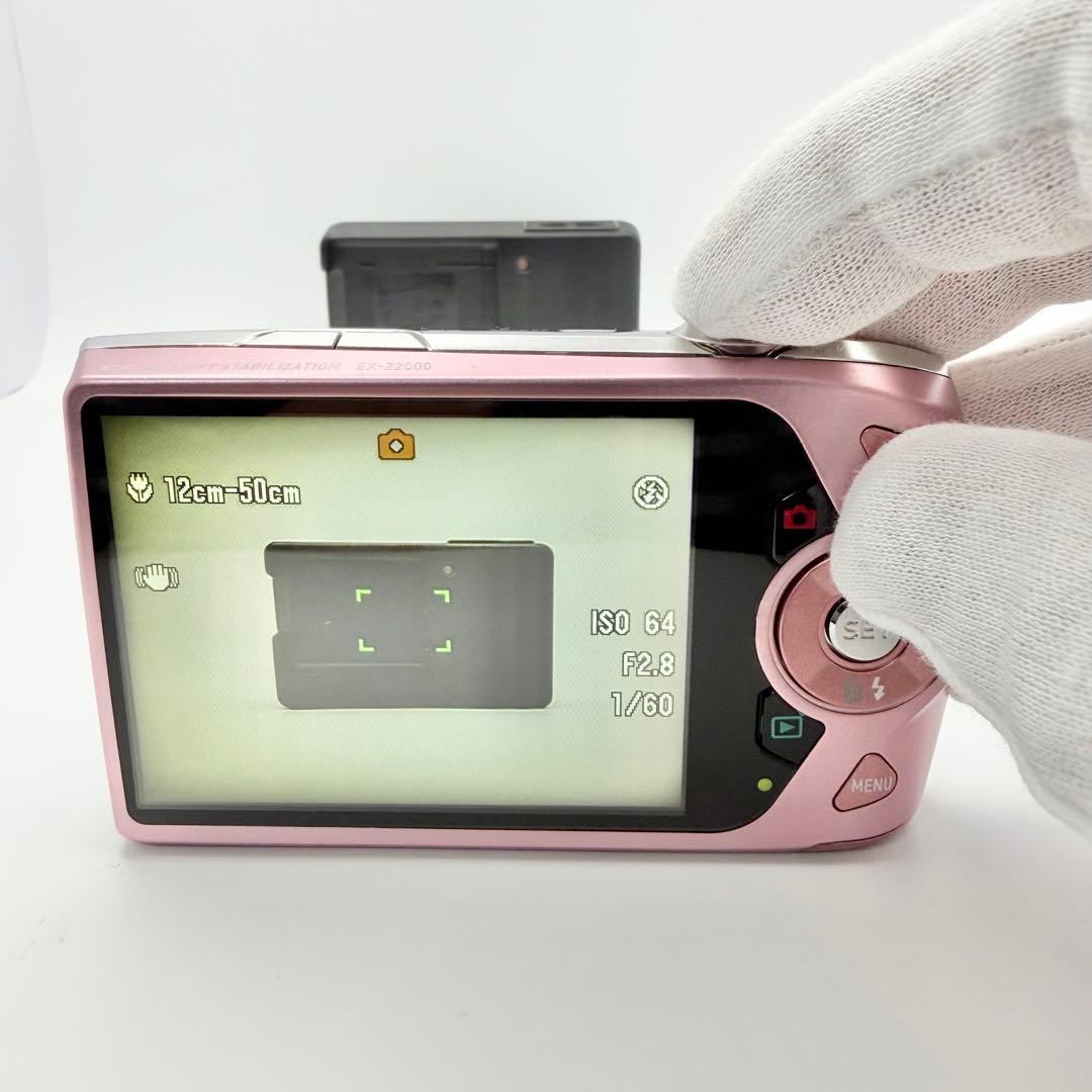 【極美品：実写有】CASIO EXILM EX-Z2000 ピンク 動作確認済