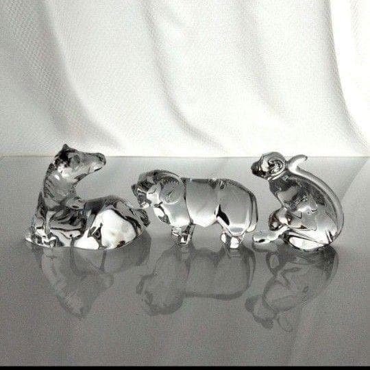 【美品】バカラ　干支の置物 十二支セット　クリスタルガラス 　12点セット　B