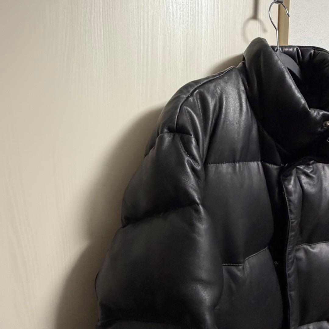 アヴィレックス の本革レザーダウンジャケット