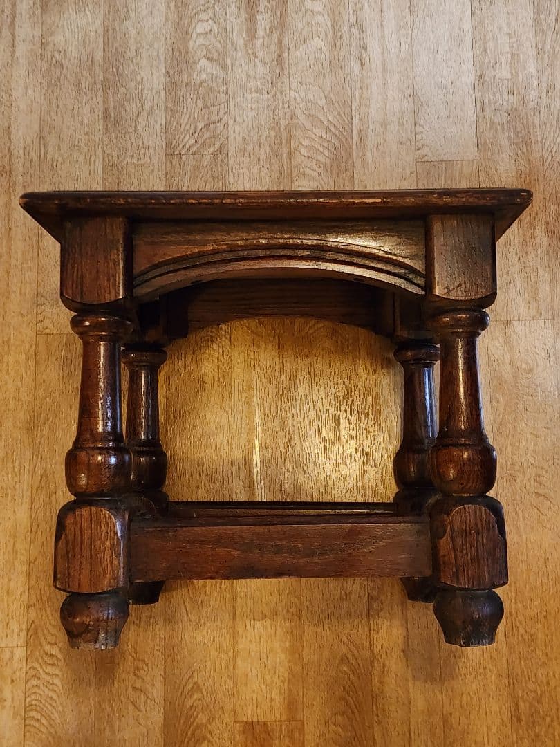 【直接引取限定】ヴィンテージサイドテーブル①　アンティーク家具　レトロ