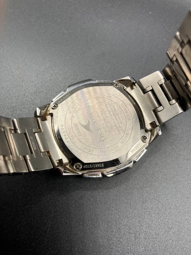 値下げ　カシオ　オシアナス　Manta 　電波ソーラー　美品