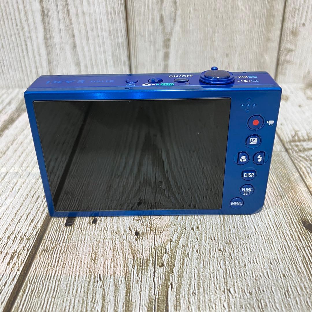 Canon IXY3 ブルー コンパクトデジタルカメラ 充電器 デジカメ 付属品