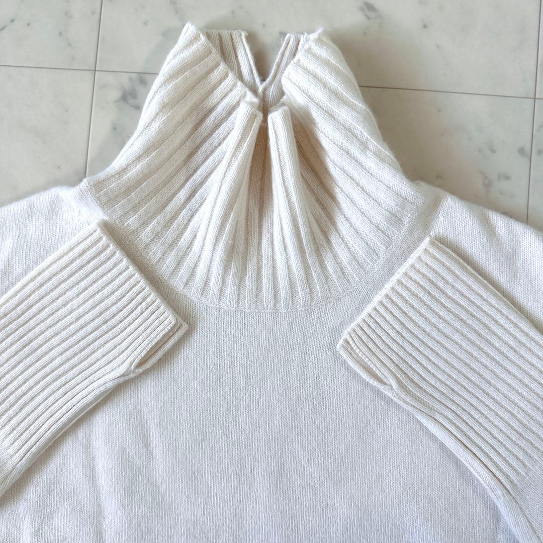 美品♪エストネーション ウールカシミヤハイネックワンピース 近年モデル タートル