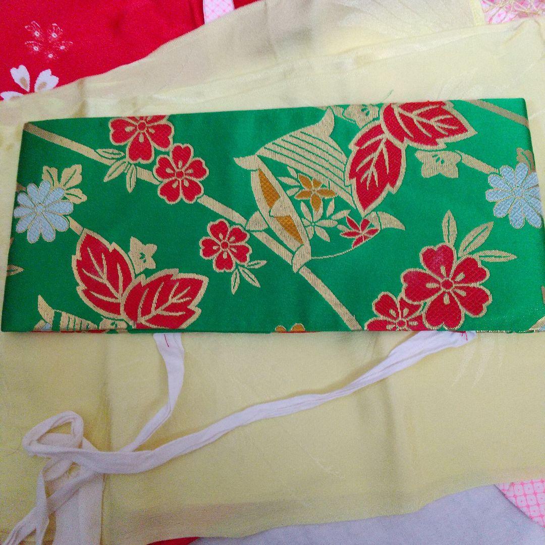 七五三 着物と小物セット 赤