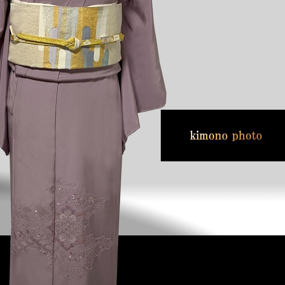 【新品、未使用】正絹【極上逸品】トールサイズ【汕頭刺繡スワトウ】訪問着フルセット