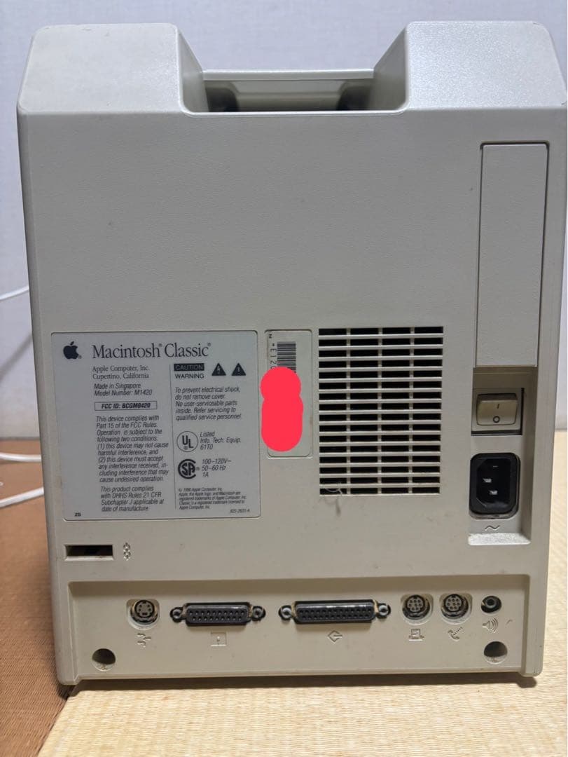 アップル　Macintosh classic