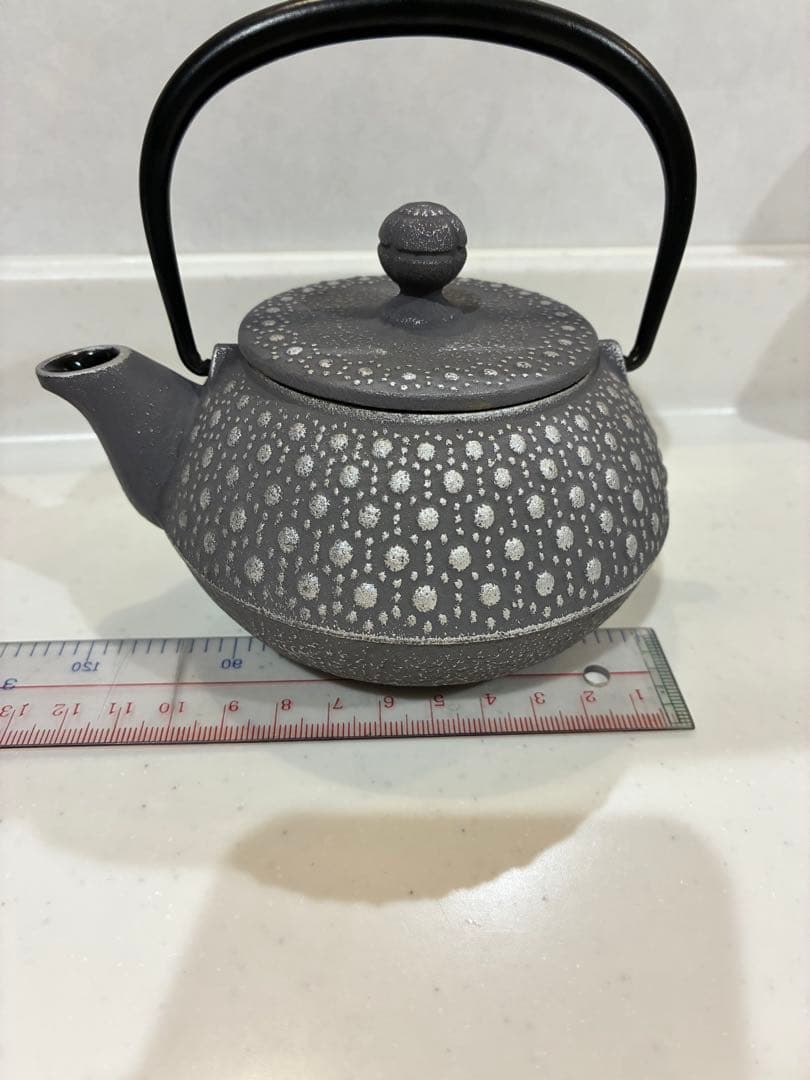 南部鉄器 鉄瓶 鉄台　検査証付き