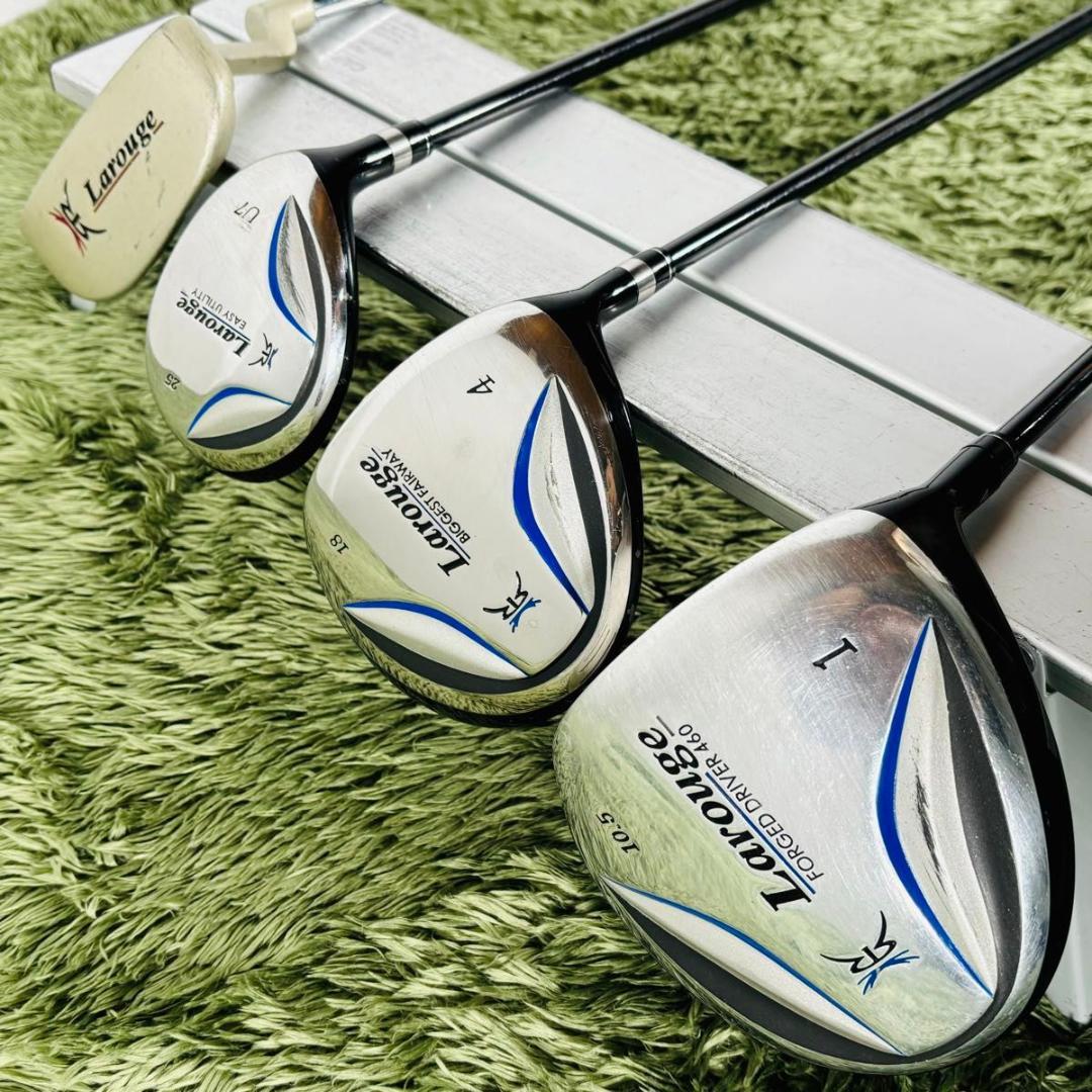 Larouge ラルージュ 9本セット メンズゴルフ 初心者 入門 大人気モデル
