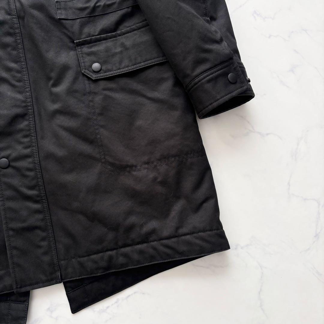 ポールスミス モッズコート アウター フーデッド マルチカラー ブラック M