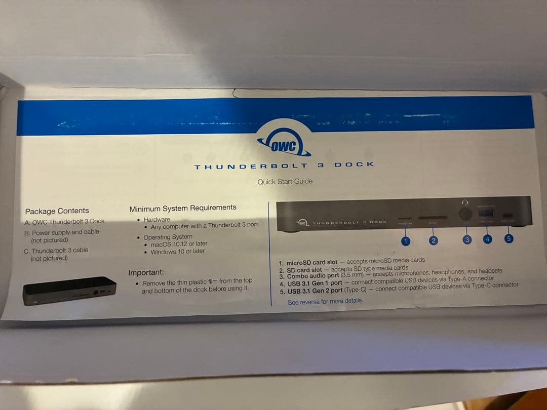 OWC 14Port Thunderbolt 3 Dockドッキングステーション