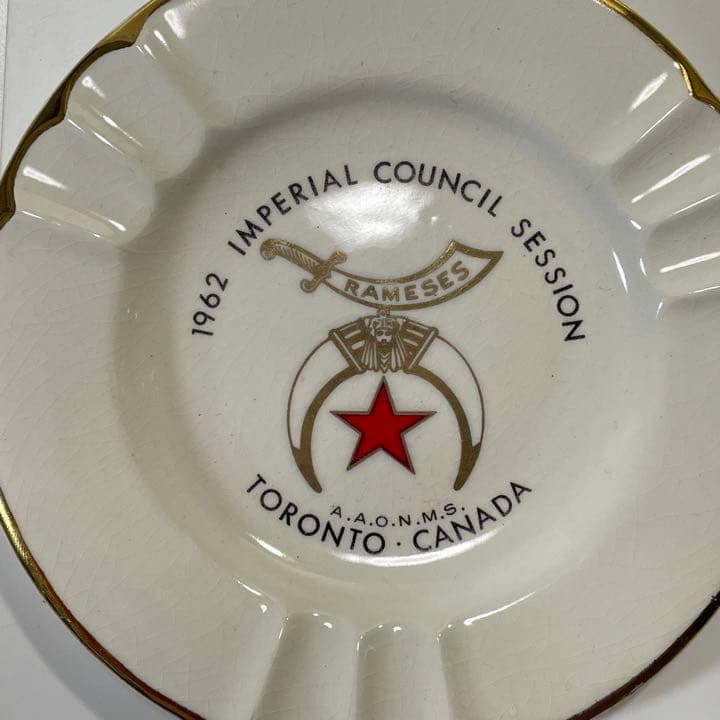 60s ビンテージ アンティーク シュライン フリーメイソン 灰皿 雑貨 小物