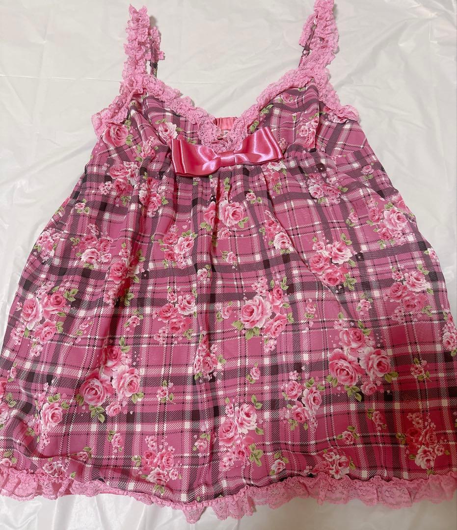 MA＊RS チェック薔薇柄 キャミソール♡激レア