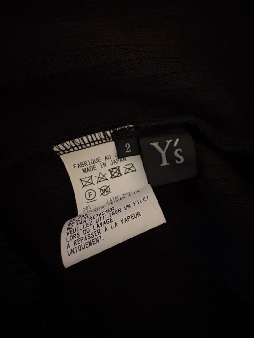 【Y's】WOOL BREND PILE 3 BUTTON COAT コート