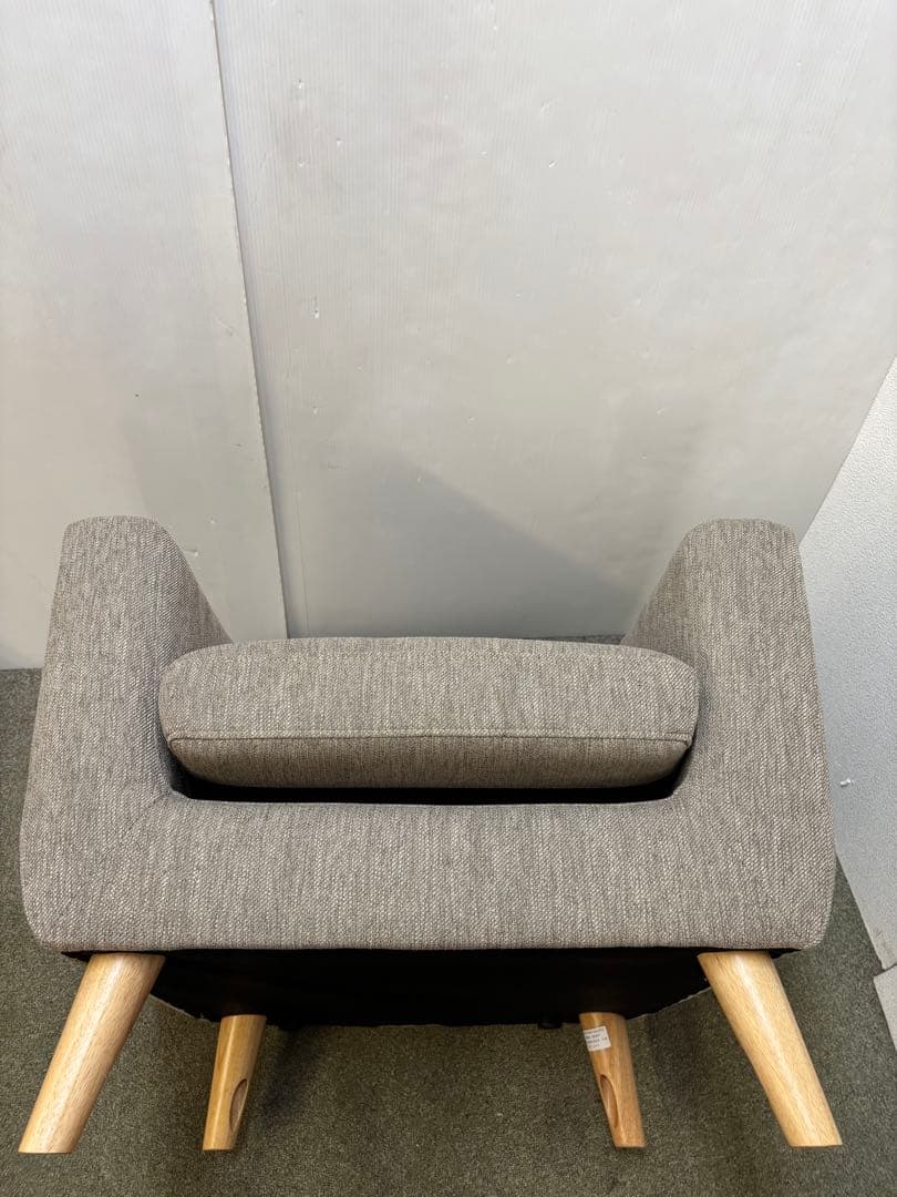 ① 専用カバー付き ニトリ　アクセントチェア　シャルパ3 1Pソファ