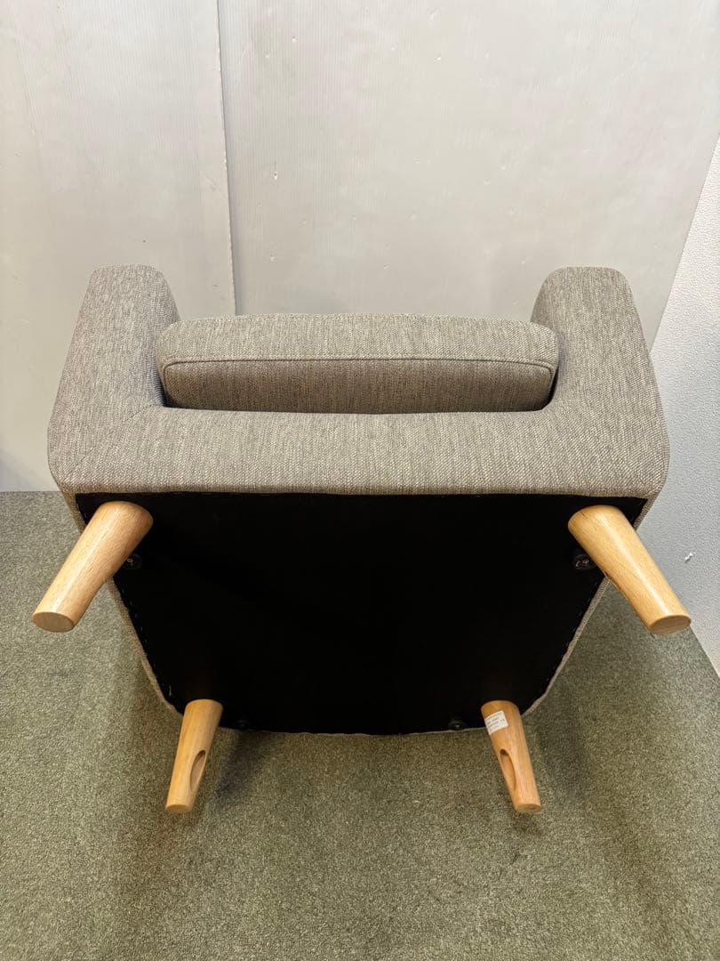 ① 専用カバー付き ニトリ　アクセントチェア　シャルパ3 1Pソファ