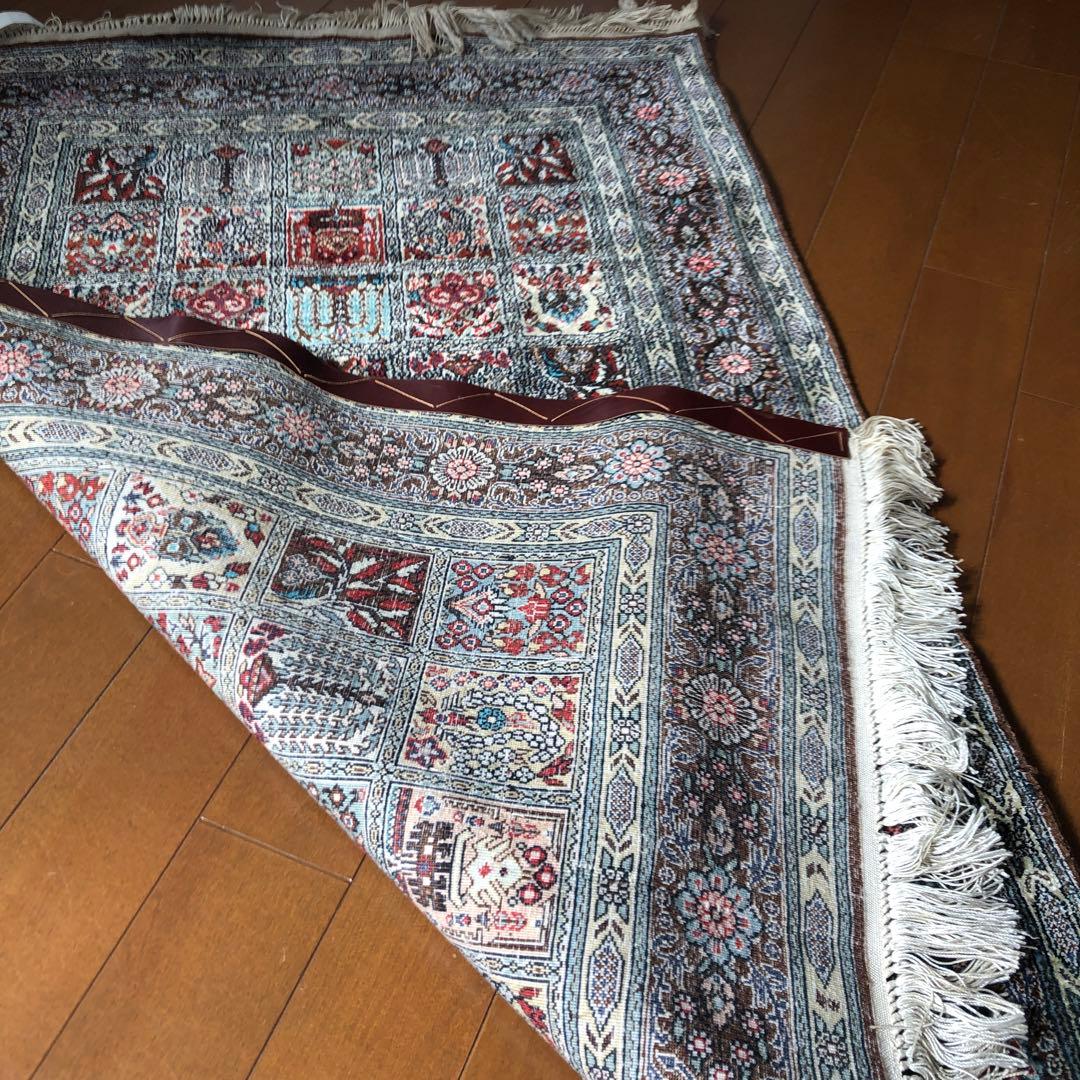 【中国　絹織物】約１０４センチ✖️６１センチ