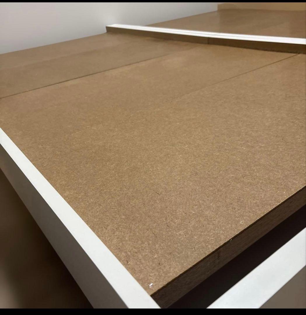 ②シングル ベッドフレーム ホワイト 1台のみ　美品