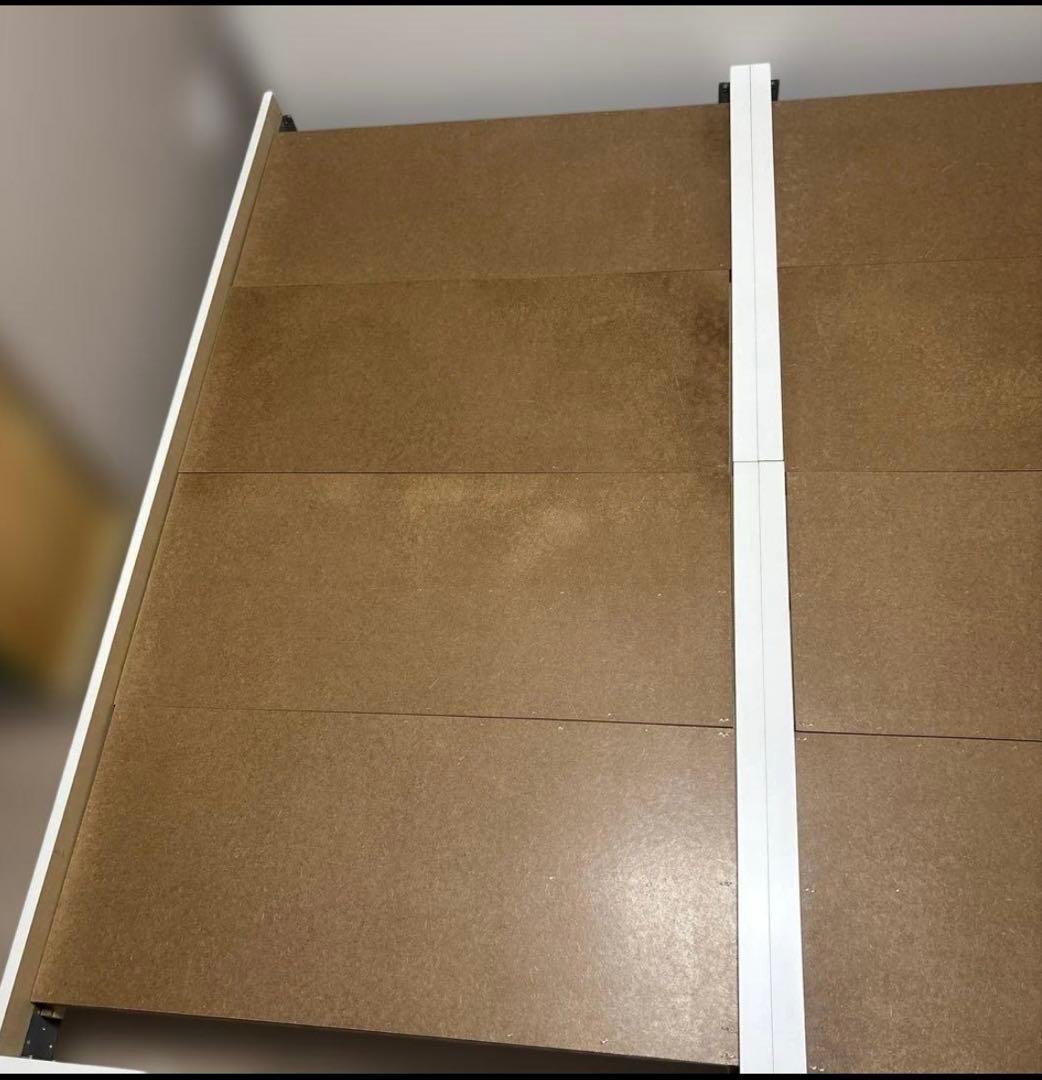 ②シングル ベッドフレーム ホワイト 1台のみ　美品