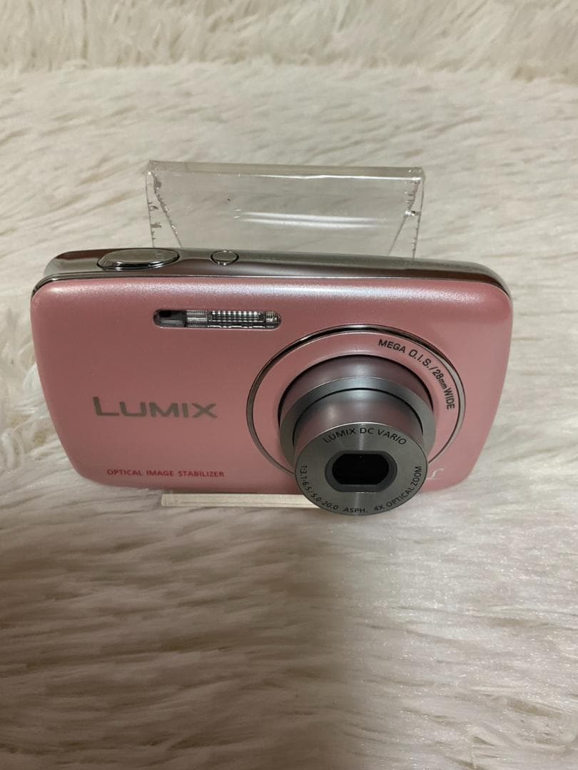 ☆人気色　ピンク☆【簡易動作確認済】パナソニック LUMIX DMC-S1