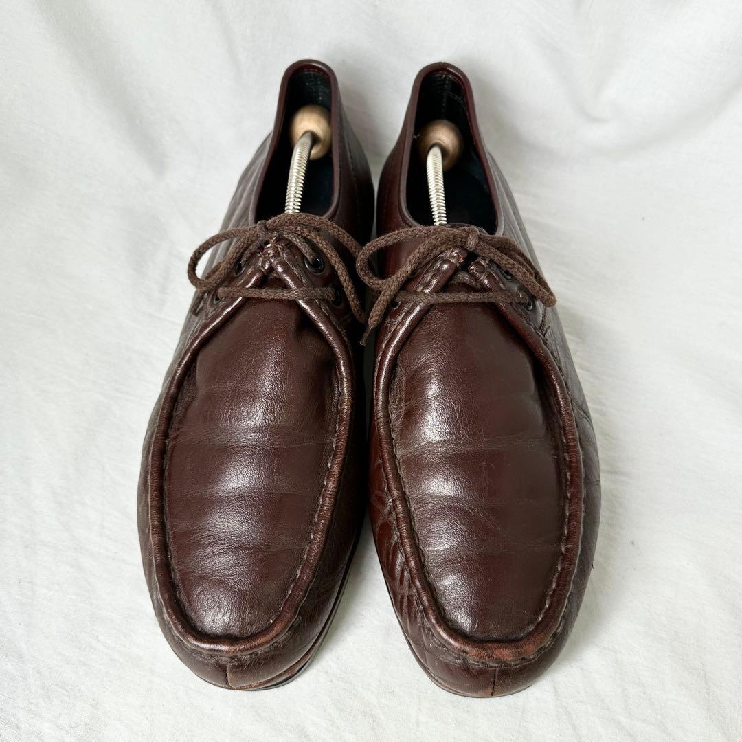 00s FLORSHEIM Uチップ レザー デッキ シューズ 9.5EEE