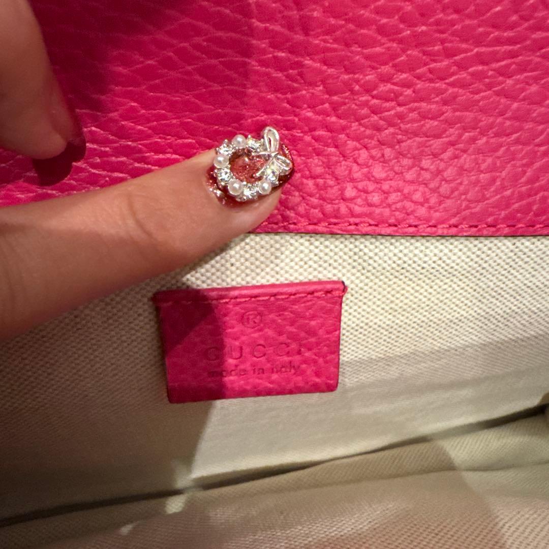 GUCCI ピンク ハンドバッグ