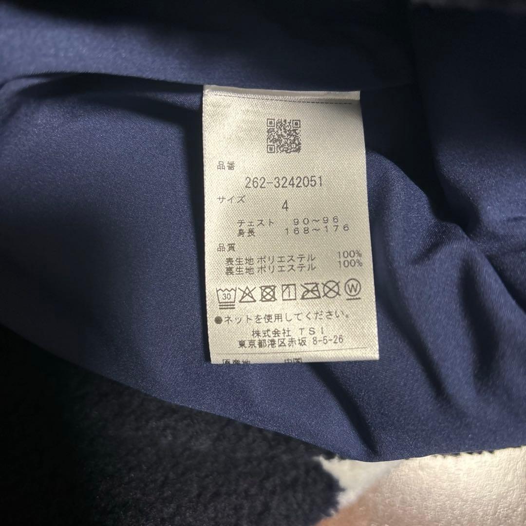 ジャックバニー　ドラえもん星柄先染めボアジャケットサイズ4