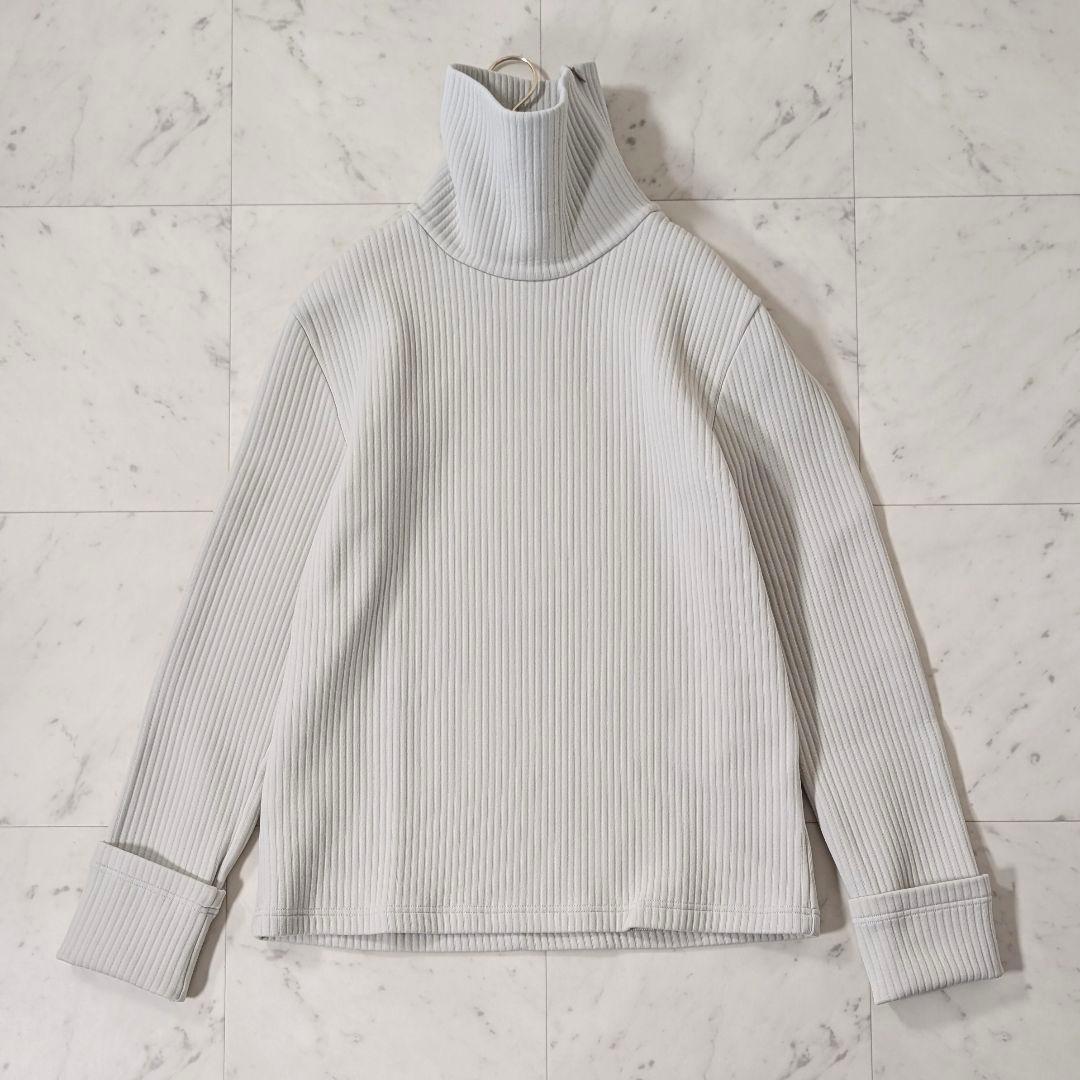 美品★MM6 メゾンマルジェラ サイドジップロールネックタートルネックスウェット