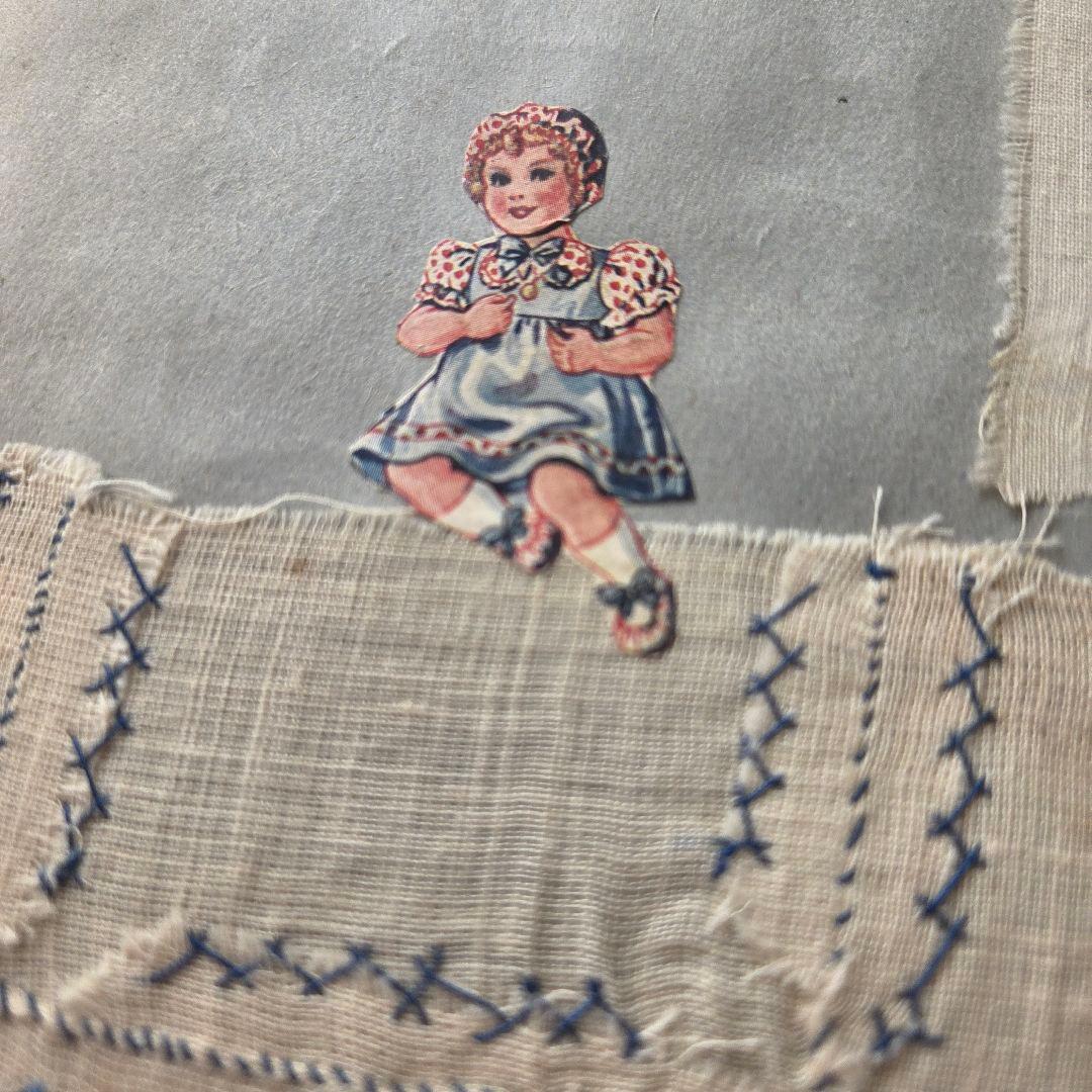 フランス　アンティーク　サンプラー