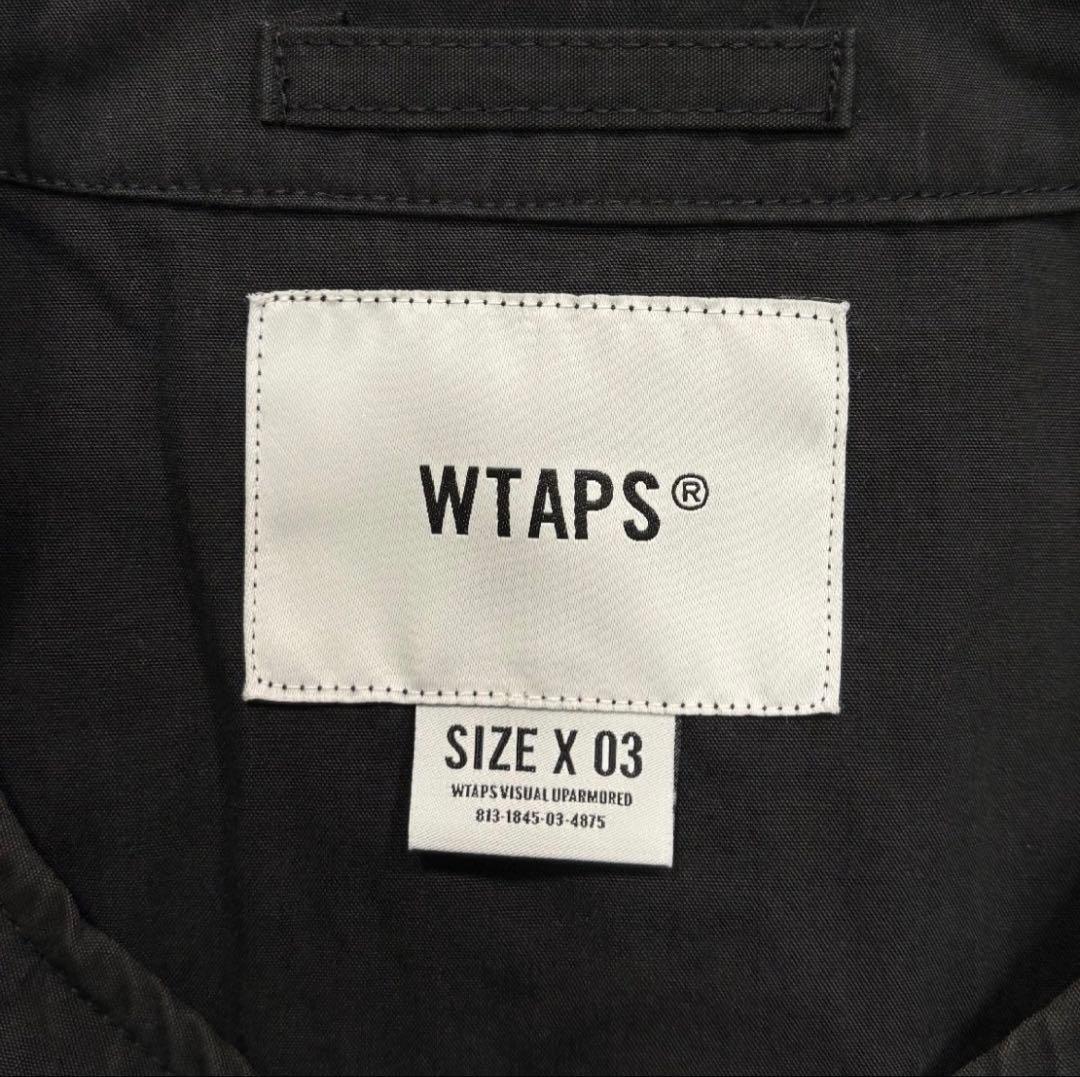 希少WTAPS SCOUT LS NYCO.TUSSAH Black L